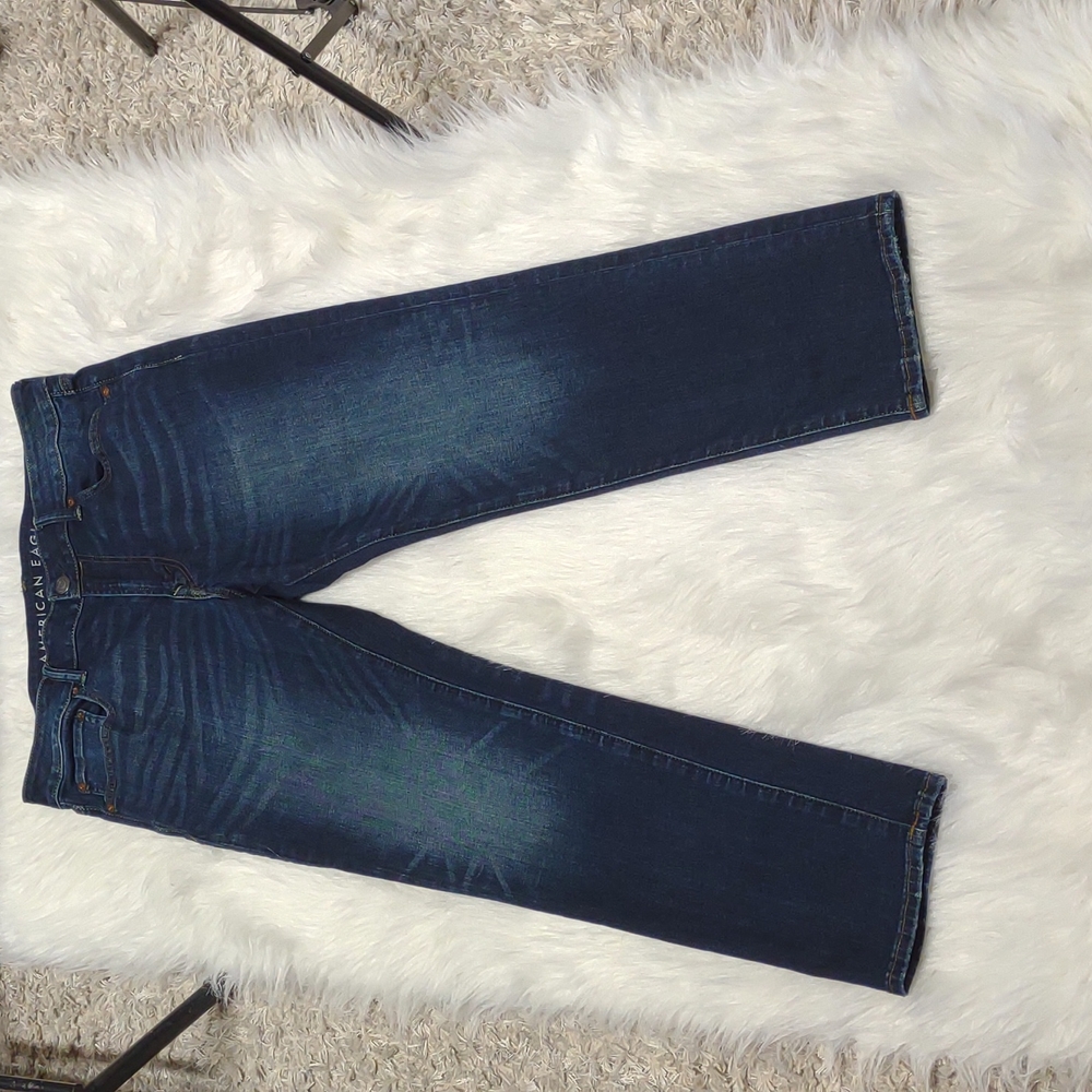 American Eagle Airflex Slim Straight Leg Jeans